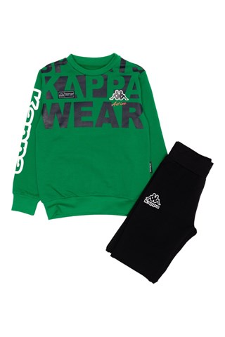 Ensemble sweat et jogging - Vert et noir