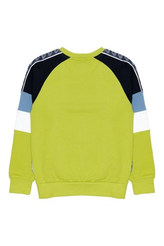 Ensemble sweat et jogging - Vert clair et bleu foncé
