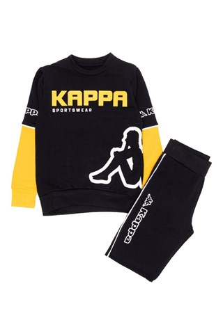 Ensemble sweat et jogging - Noir et jaune