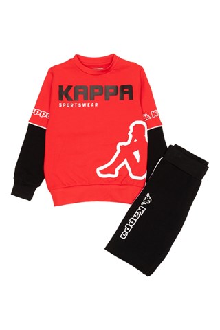 Ensemble sweat et jogging - Rouge et noir