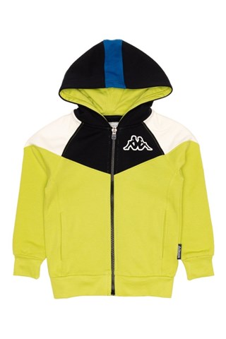 Ensemble sweat à capuche et jogging - Vert clair et noir