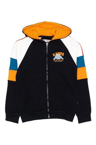 Ensemble sweat à capuche et jogging - Noir et orange