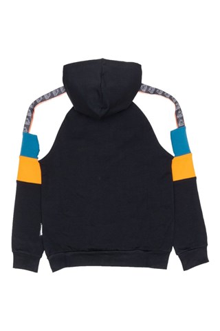 Ensemble sweat à capuche et jogging - Noir et orange