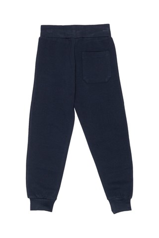 Ensemble sweat à capuche et jogging - Ecru et bleu foncé