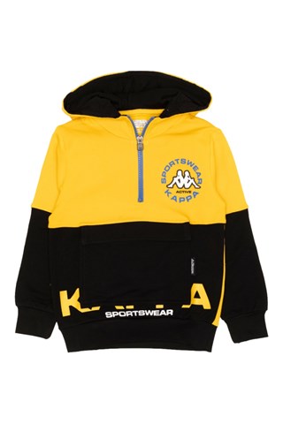 Ensemble sweat à capuche et jogging - Jaune et noir