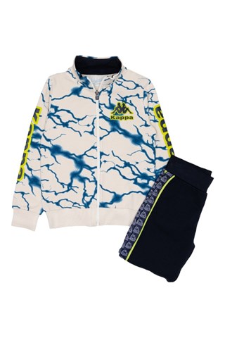 Ensemble veste et jogging - Ecru et noir