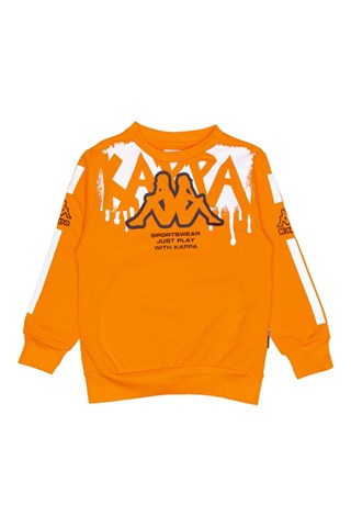 Ensemble sweat et jogging - Orange et bleu foncé