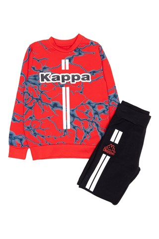 Ensemble sweat et jogging - Rouge et noir