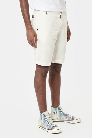 Shorts in lino Madox - Ecrù