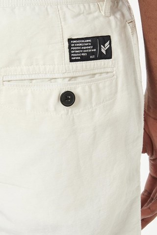 Shorts in lino Madox - Ecrù