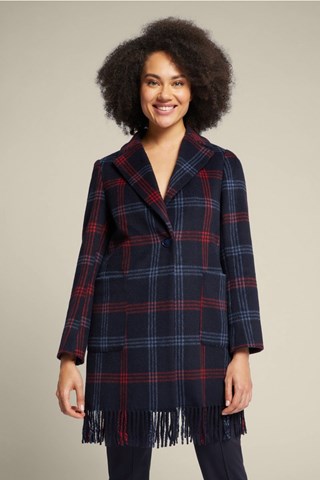 Abrigo de lana - Azul oscuro