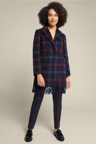 Abrigo de lana - Azul oscuro