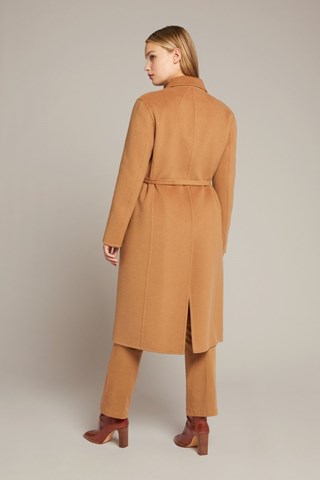 Abrigo de lana - Camel