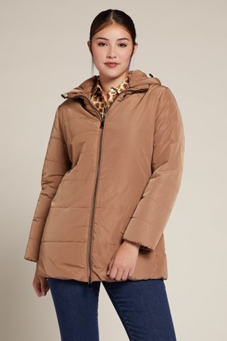 Anorak con capucha - Marrón