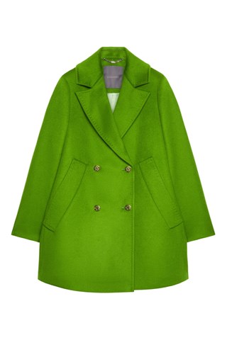 Abrigo de lana - Verde