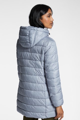 Anorak reversible con capucha - Celeste