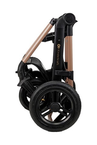 Silla de paseo 4 en 1 + accesorios Moov 2 Eva Wheels  - Desde recién nacido - Hasta 27 kg - Negro y beige