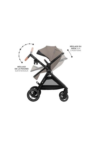 Silla de paseo Esme 3 en 1 - Beige - Desde recién nacido - Hasta 22 kg