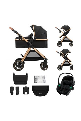 Silla de paseo Esme 3 en 1 - Negro - Desde recién nacido - Hasta 22 kg