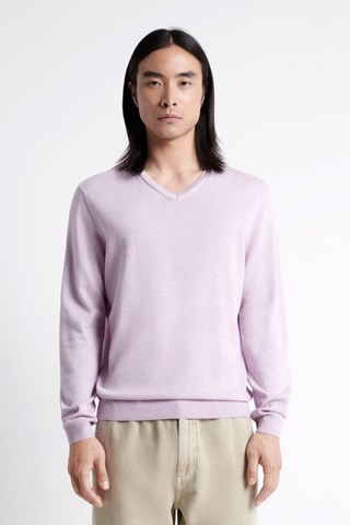 Camisola em algodão biológico - Violeta