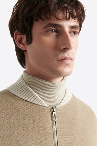 Casaco de malha - Camel