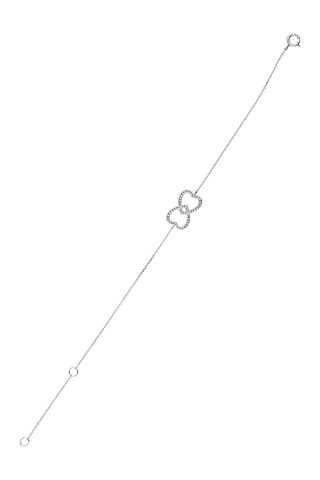 Pulseira Akam Ouro branco e diamantes