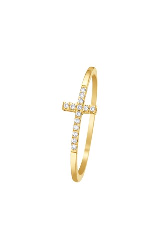 Anel - Ouro amarelo e diamantes