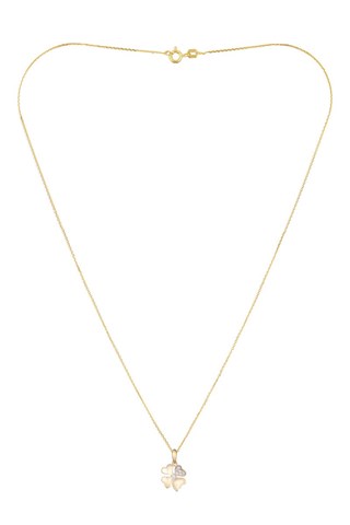 Pendente Dites-le avec une fleur Ouro amarelo e diamantes