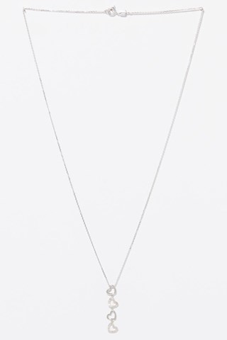 Pendente 4 Cœurs Ouro branco e diamantes