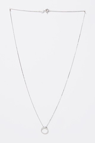 Pendente Cercle Ouro branco e diamantes