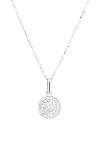 Pendente Sucria Ouro branco e diamantes