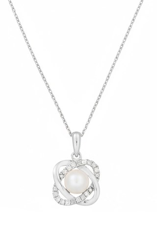 Pendente - Ouro branco e diamantes