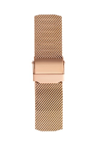 Stalen Quartz Horloge  Roségoudkleurig en Wit - Paul McNeal