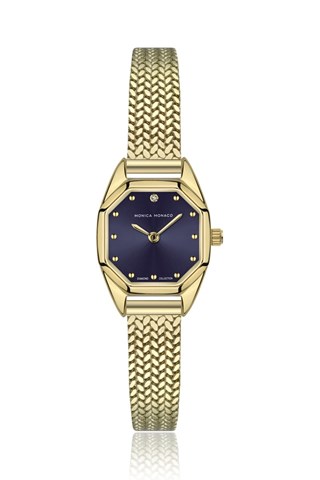 Stalen Quartz Horloge - Goudkleurig