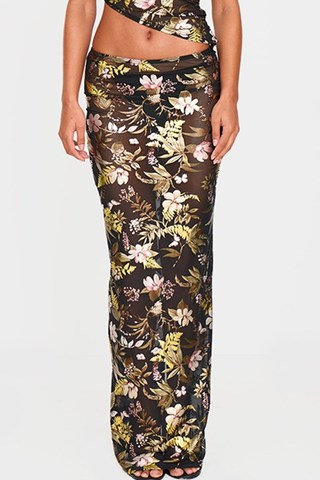 Falda larga - Negro - Pretty Little Thing