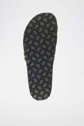 Mules em couro 
Bege