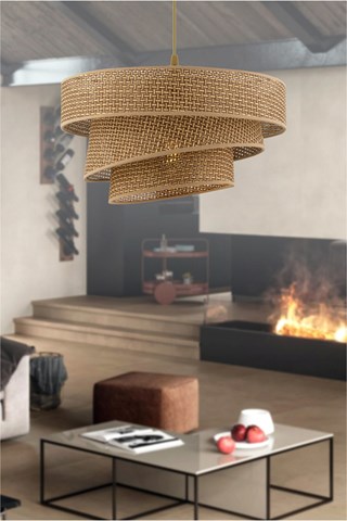 Suspension Couper Hazeran - Beige - 45 - 60 W