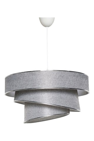 Suspension Couper - Gris et argenté - 60 W