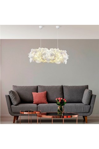 Suspension Serene - Blanc - 2 x 40 W