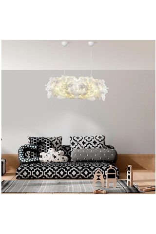 Suspension Serene - Blanc - 2 x 40 W