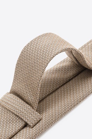 Gravata - Castanho e branco