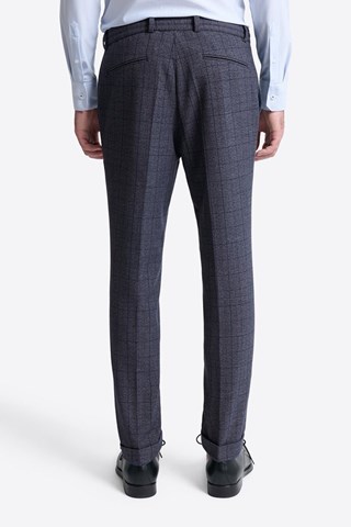 Calças de fato - Azul-marinho