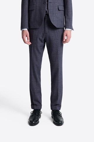 Calças de fato - Azul-marinho