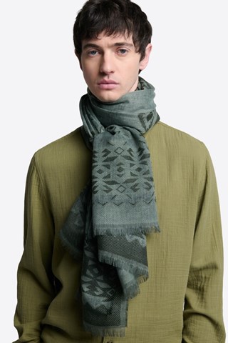 Écharpe - Verde-escuro