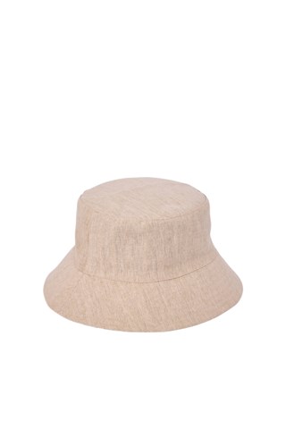 Chapéu à pescador reversível - Bege