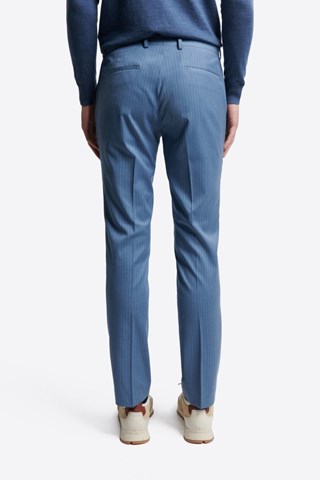 Calças slim - Azul-celeste