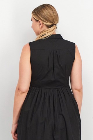 Abito a campana Sleeveless - Nero