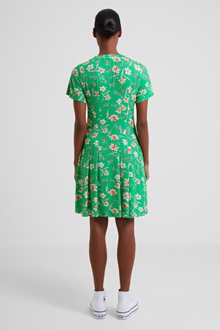 Abito a campana Camille - Verde