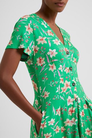 Abito a campana Camille - Verde