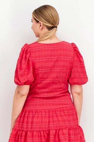 Abito a campana Vee - Fucsia
